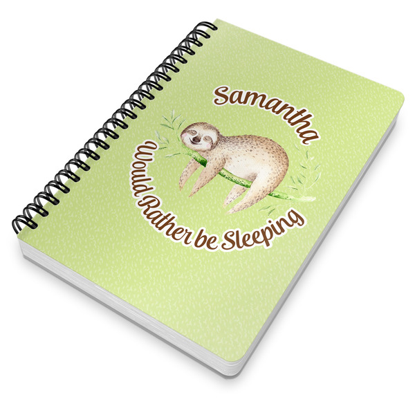 Sloth Spiral Journal 7 x 10 - Main