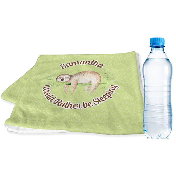 Custom Sloth Sports & Fitness Towel (Personalized)