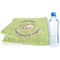 Sloth Sports Towel Folded with Water Bottle