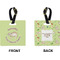 Sloth Square Luggage Tag (Front + Back)