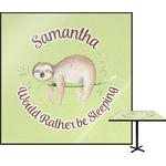 Sloth Square Table Top - 24" (Personalized)