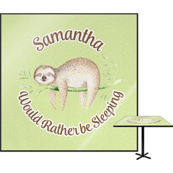 Sloth Square Table Top - 30" (Personalized)