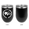 Sloth Stainless Wine Tumblers - Black - Single Sided - Approval