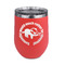 Sloth Stainless Wine Tumblers - Coral - Double Sided - Front