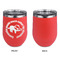 Sloth Stainless Wine Tumblers - Coral - Single Sided - Approval