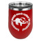 Sloth Stainless Wine Tumblers - Red - Single Sided - Front