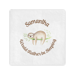 Sloth Standard Cocktail Napkins (Personalized)