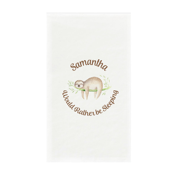 Custom Sloth Guest Towels - Full Color - Standard (Personalized)