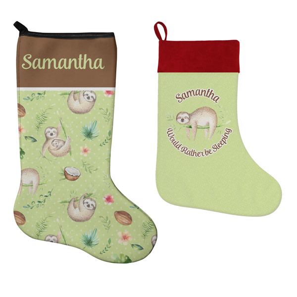 Sloth Stockings - Side by Side compare