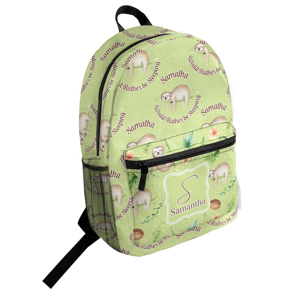 Custom Sloth Student Backpack (Personalized)