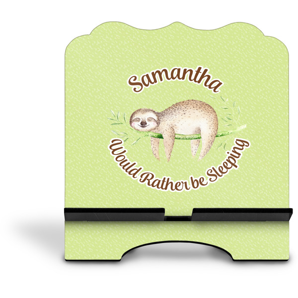 Sloth Stylized Tablet Stand - Front without iPad