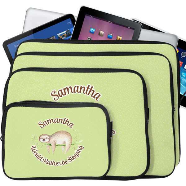 Sloth Tablet & Laptop Case Sizes