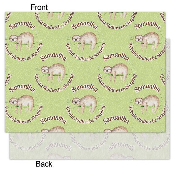 Sloth Tissue Paper - Heavyweight - Medium - Front & Back