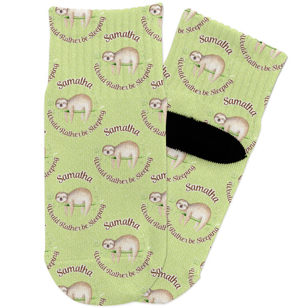 Custom Sloth Toddler Ankle Socks (Personalized)