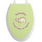 Sloth Toilet Seat Decal Elongated