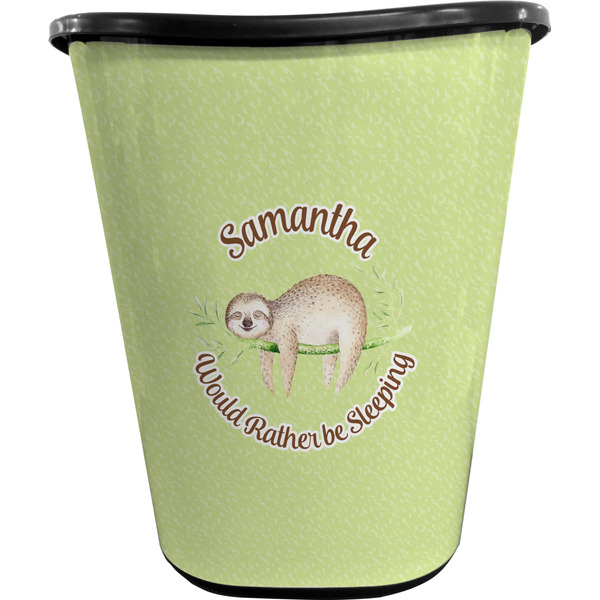 Sloth Trash Can Black