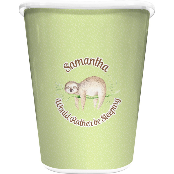 Custom Sloth Waste Basket (Personalized)