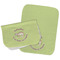 Sloth Two Rectangle Burp Cloths - Open & Folded