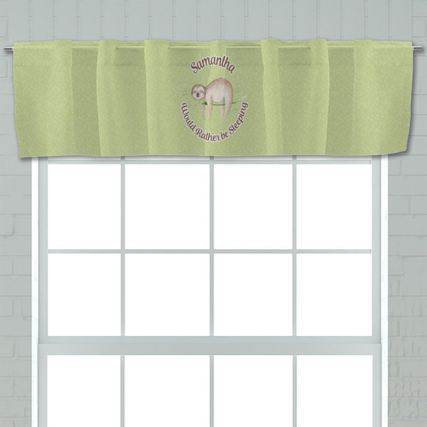 Sloth Valance - Closeup on window