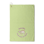 Sloth Waffle Weave Golf Towel (Personalized)