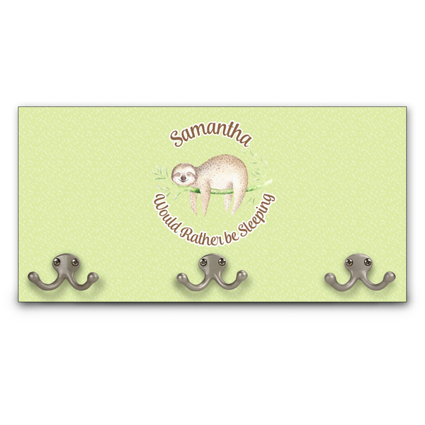 Custom Sloth Wall Mounted Coat Rack (Personalized)