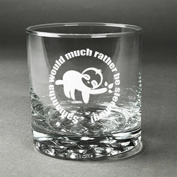 Sloth Whiskey Glass - Engraved (Personalized)