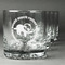 Sloth Whiskey Glasses Set of 4 - Engraved Front