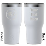 Sloth RTIC Tumbler - White - Engraved Front & Back (Personalized)