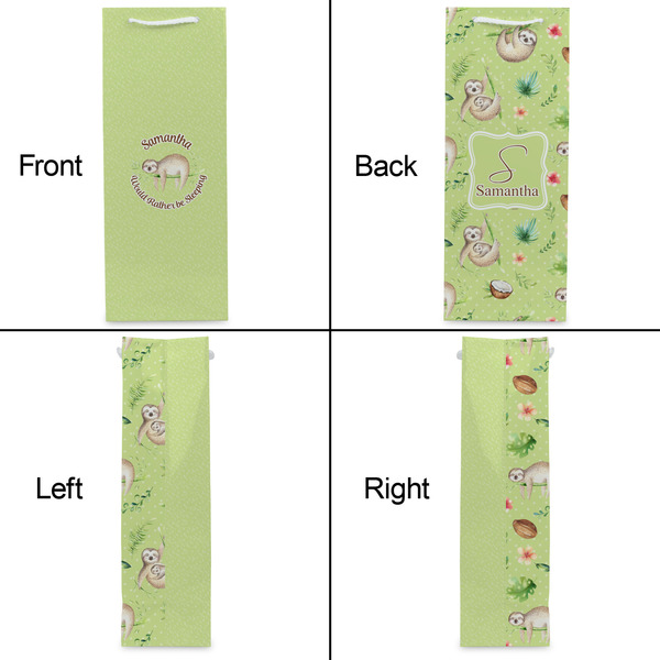 Sloth Wine Gift Bag - Gloss - Approval