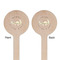 Sloth Wooden 6" Stir Stick - Round - Double Sided - Front & Back