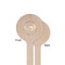 Sloth Wooden 6" Stir Stick - Round - Single Sided - Front & Back