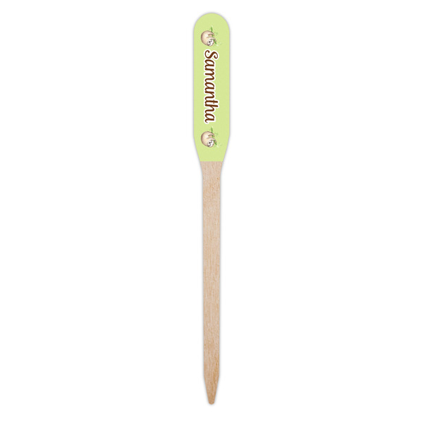 Sloth Wooden Food Pick - Paddle - Single Pick