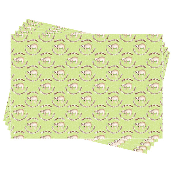 Sloth Wrapping Paper - Front & Back - Sheets Approval