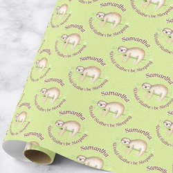 Sloth Wrapping Paper Roll - Large (Personalized)
