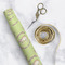 Sloth Wrapping Paper Roll - Matte - In Context