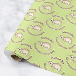 Sloth Wrapping Paper Roll - Medium (Personalized)
