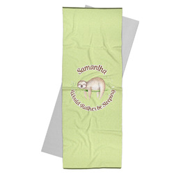 Sloth Yoga Mat Towel (Personalized)