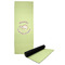 Sloth Yoga Mat with Black Rubber Back Full Print View