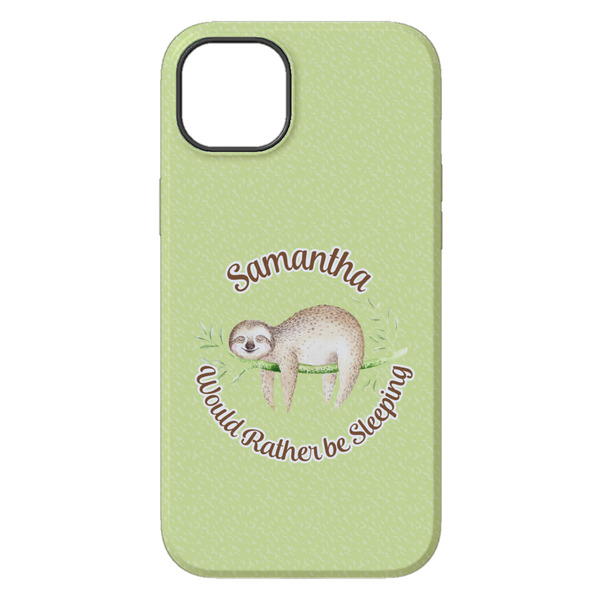 Sloth iPhone 14 Plus Tough Case - Back