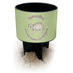 Sloth Black Beach Spiker Drink Holder (Personalized)