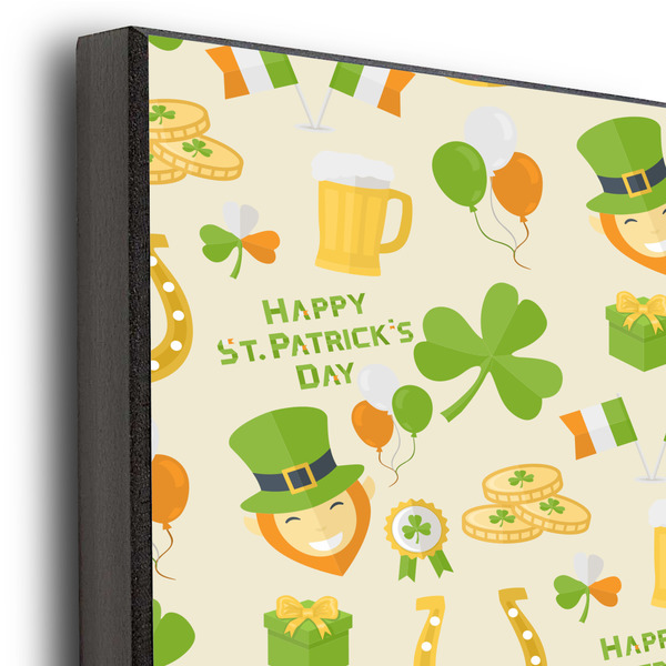 St. Patrick's Day 11x14 Wood Print - Closeup