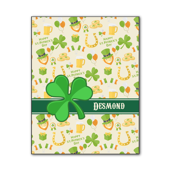 Custom St. Patrick's Day Wood Print - 11x14 (Personalized)