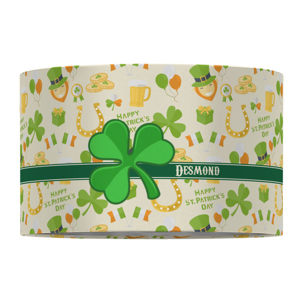 St. Patrick's Day 12" Drum Lampshade - FRONT (Fabric)