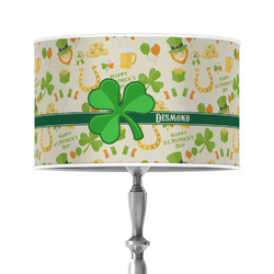 St. Patrick's Day 12" Drum Lamp Shade - Poly-film (Personalized)