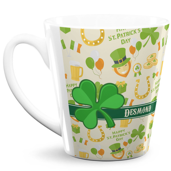 Custom St. Patrick's Day 12 Oz Latte Mug (Personalized)