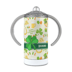 St. Patrick's Day 12 oz Stainless Steel Sippy Cup (Personalized)