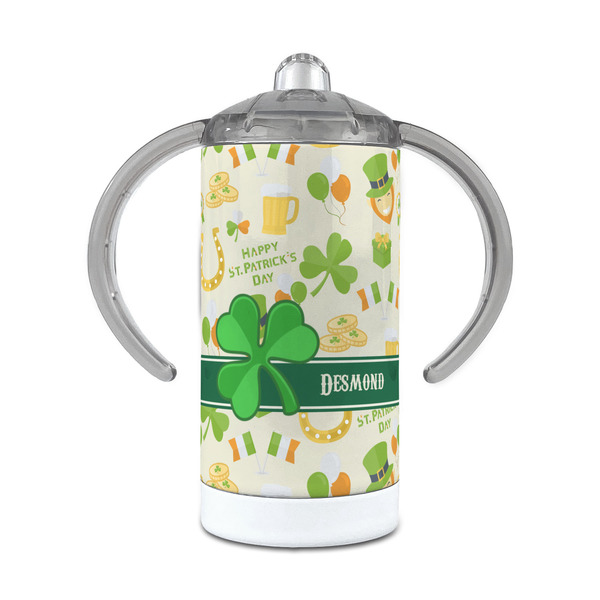 Custom St. Patrick's Day 12 oz Stainless Steel Sippy Cup (Personalized)