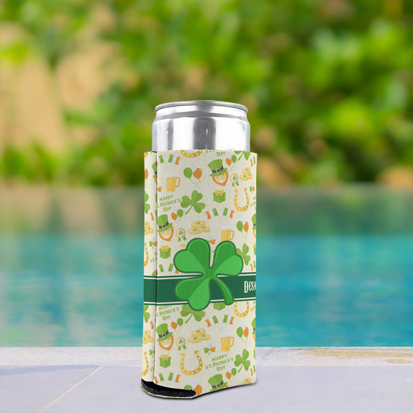 St. Patrick's Day Can Cooler - Tall 12oz - In Context