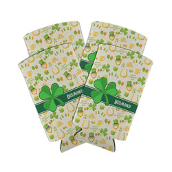St. Patrick's Day Can Cooler (tall 12 oz) - Set of 4 (Personalized)