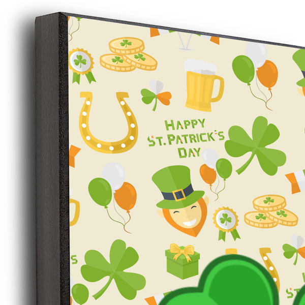 St. Patrick's Day 12x12 Wood Print - Closeup